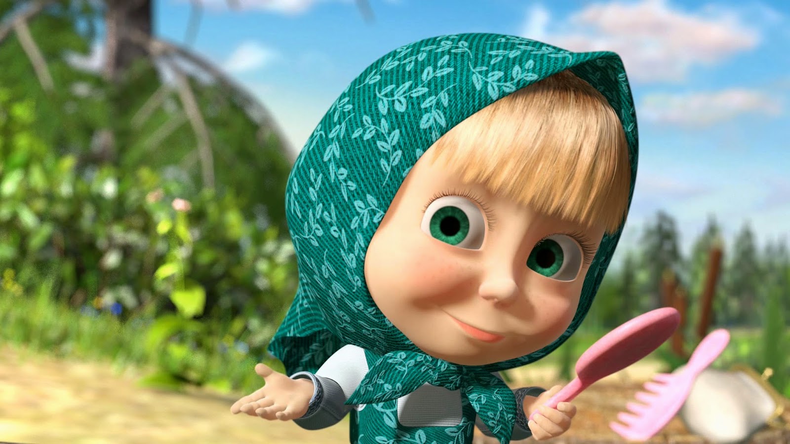 Download Wallpaper Gambar Masha And The Bear Kualitas HD Full