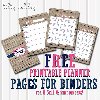 free planner printables