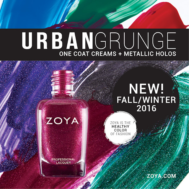 ZOYA - URBAN GRUNGE FALL 2016 COLLECTION