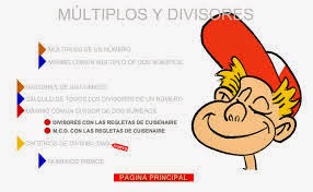 http://www3.gobiernodecanarias.org/medusa/eltanquematematico/todo_mate/multiplosydivisores/multiplosydivisores_p.html