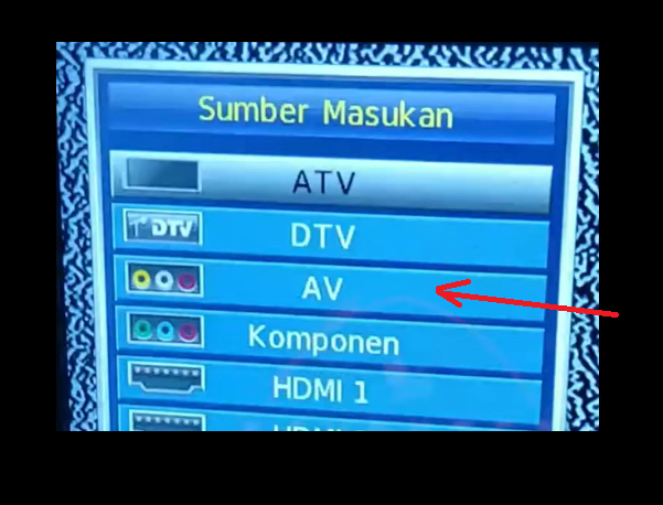 Cara Setting Pindah ke mode AV TV Polytron LED