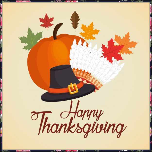 modern happy thanksgiving image
