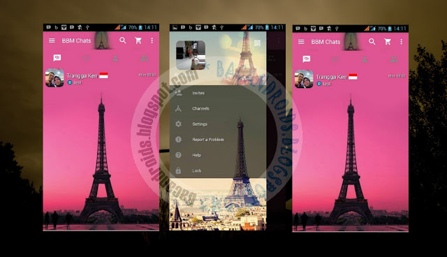 download BBM Mod Tema Menara Eiffel Paris Apk Versi 2.13.0.26 Clone