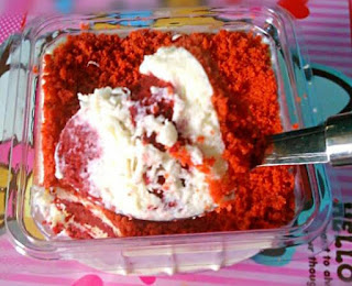 Resep red velvet lava cake