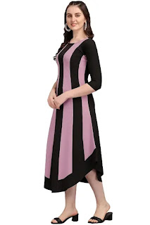 women high low kurti