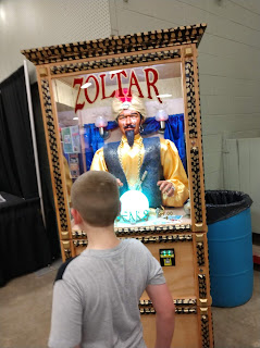 Zoltar fortune telling machine at the North Iowa Fair in Mason City