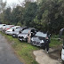 Showroom de autos ilegal en la colectora de Panamericana