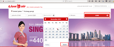 Cara Pesan Tiket Pesawat Lion Air dengan ATM