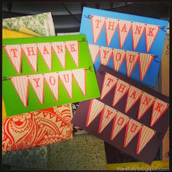 cricut country life thank you notes