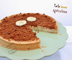 Tarte banane spéculoos