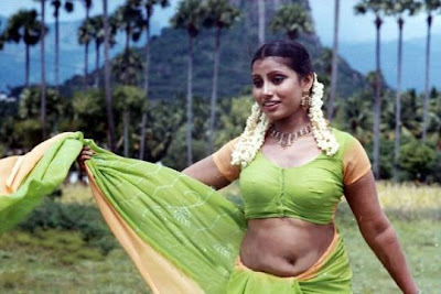 Madhusha in Aavanithingal in saree photo album