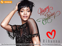 birthday wishes for rihanna, she is looking so beautiful in black transparent dress [rihanna short hair]