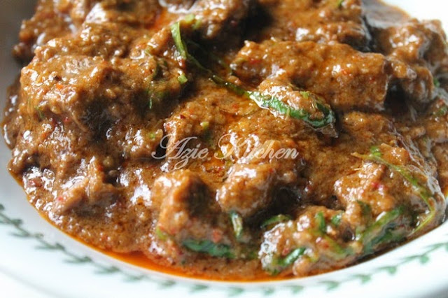 Rendang Daging Untuk Juadah Bersahur - Azie Kitchen