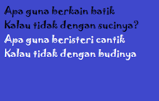 Kumpulan Pantun Agama, Akhlak, Budi Pekerti dan Lucu