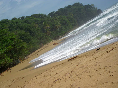 Playa de Cocles en el Caribe de Costa Rica