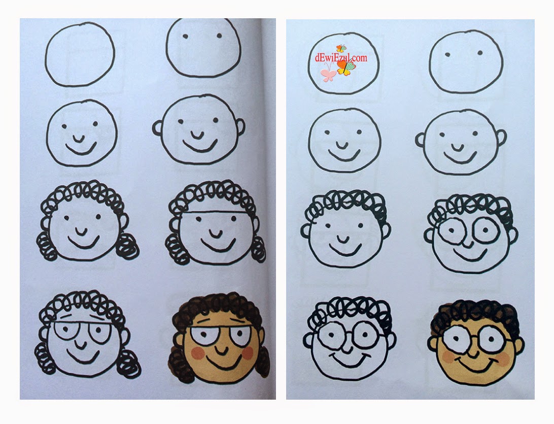 Gaya Terbaru 35 Cara  Menggambar  Orang Untuk  Anak  Tk 