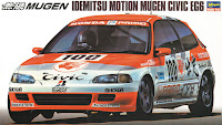 Hasegawa 1/24 Idemitsu Motion Mugen Civic EG6 (20286) English Color Guide & Paint Conversion Chart