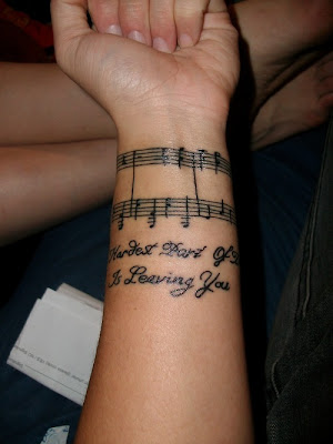 Music Note Tattoos Designs