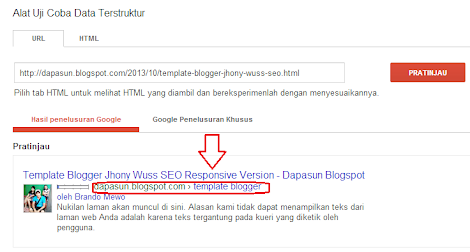 Cara memasang breadcrumbs terindex Google di blog