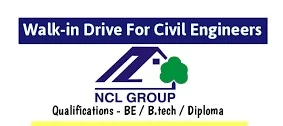 Diploma / BE / B.Tech in Civil Engineering Job Vacancy in NCL Industries Limited Walk in Interviews For Sales Officers