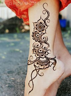 Ide Desain Gambar  Tato  Henna Keren Untuk Cewek Gambar  