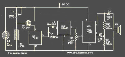 Fire alarm circuit 