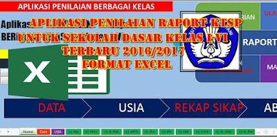 Aplikasi Penilaian Raport KTSP Untuk Sekolah Dasar Kelas I-VI Terbaru 2016/2017