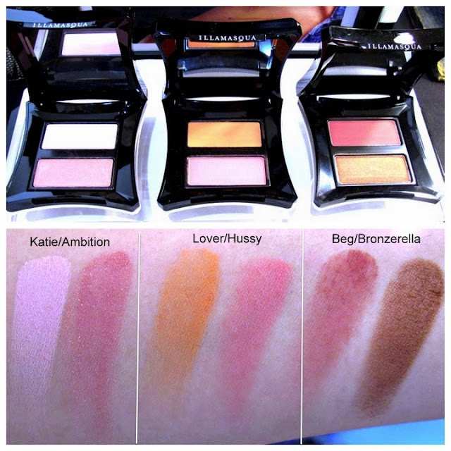 illamasqua i'm perfection collection swatches