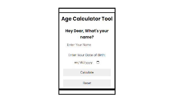 Age Calculator Tool By Laxman Nepal 