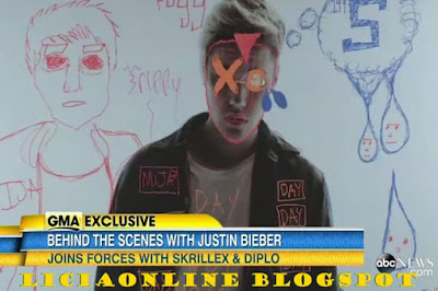 Justin Bieber Gives His New Music Video An Artistic Edge With Skrillex And Diplo In Behind-The-Scenes 