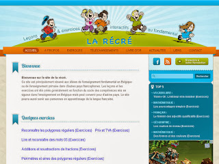 موقع larecre لتعليم اللغه الفرنسية وحل تمارين شاملة  