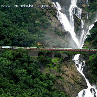 Dudhsagar Water falls , Karnataka -Goa Border