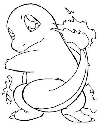 Charmander Coloring Page 4