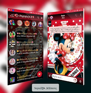 Minnie Theme For YOWhatsApp & Fouad WhatsApp By Leidiane