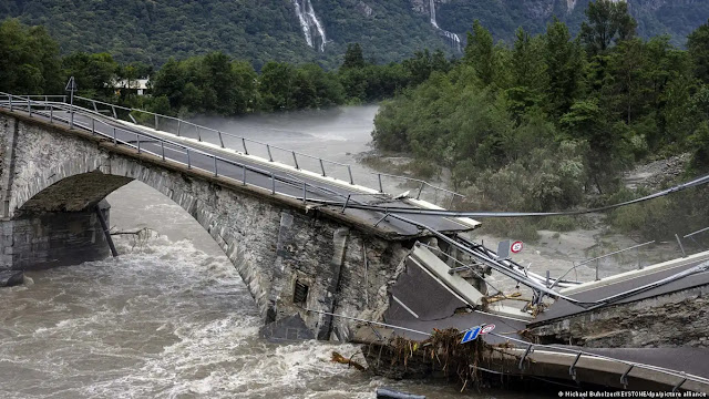 Seven Dead after Violent Storms Cause Flooding in Switzerland, France and Italy