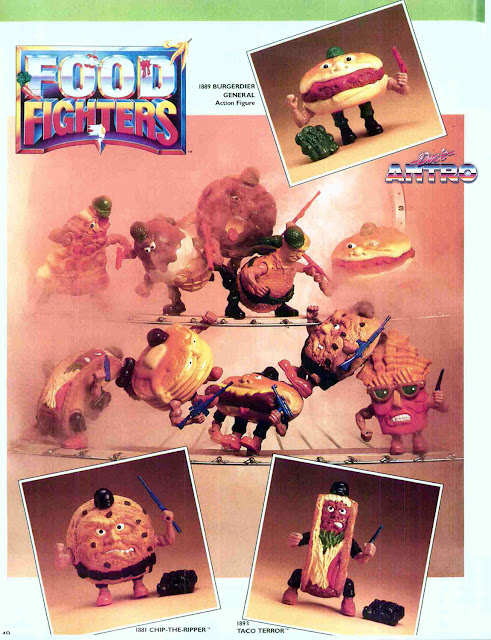 Food Fighters action figure Mattel tutta la linea