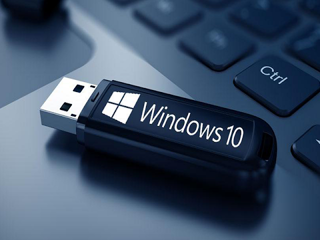 How do I create a Windows 10 setup in a USB flash drive?