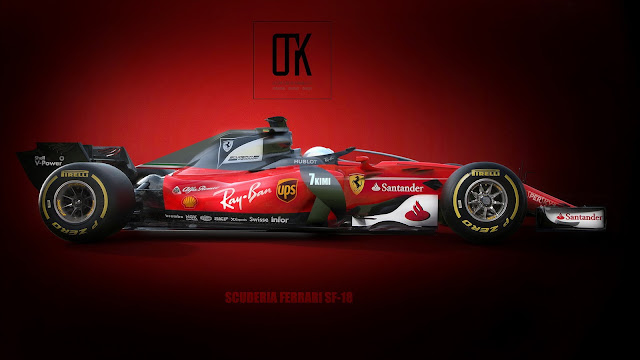 2018 Ferrari SF18 Halo Rendered - #Ferrari #f1 #motorsport