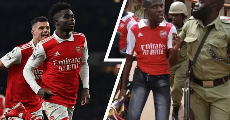 "we were simply celebrating our victory over rivals Manchester United": Arsenal fans arrested in Uganda for celebrating Man United win