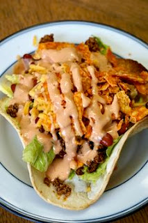 Taco Salad with Taco Shell: Savory Sweet and Satisfying