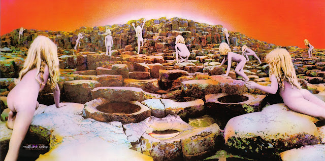 A capa do álbum Houses of the Holy, do Led Zeppelin