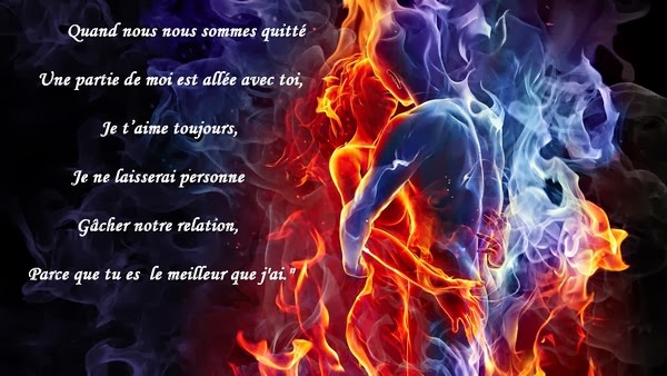 Phrase sur l'amour et la distance