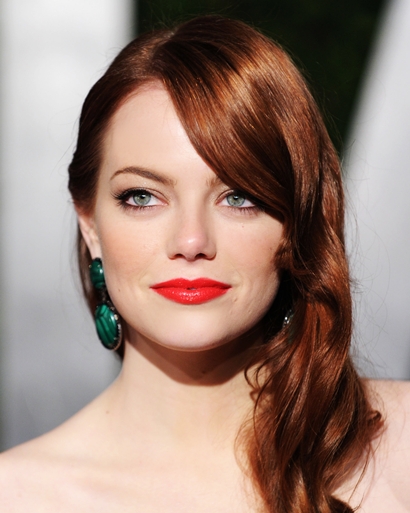 emma stone hair colour. emma stone hair color red.