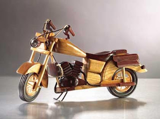 Metal Wood Motorcycle Wall Arts