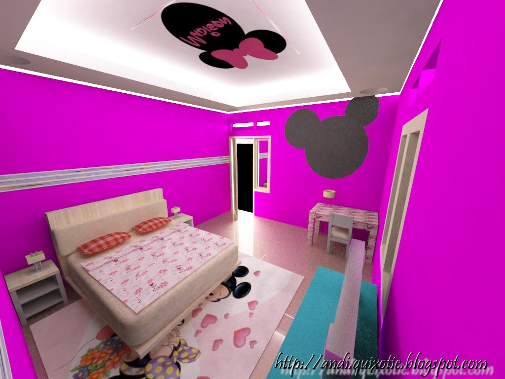 Andi Quixotic Mi raj Desain kamar  Mickey mouse