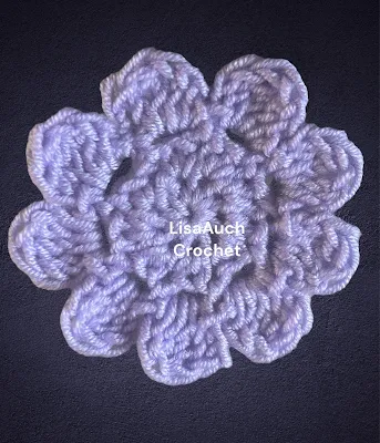 easy crochet flower pattern free