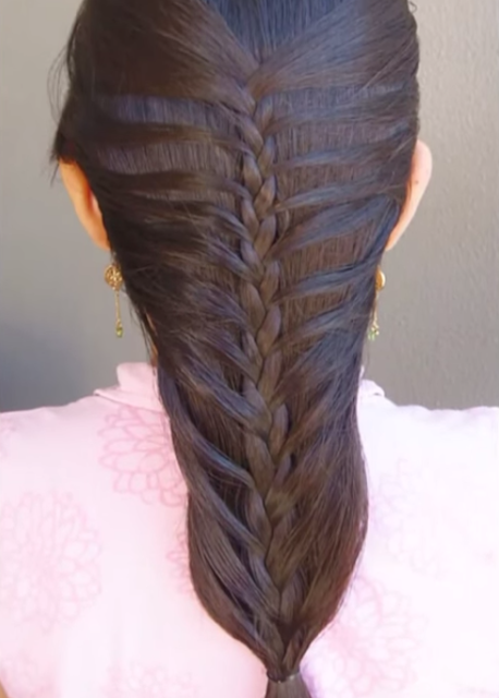 Cortes De Pelo Largo A Capas en Pinterest Tintes Para El  - Peinados Con Trenza De Raiz