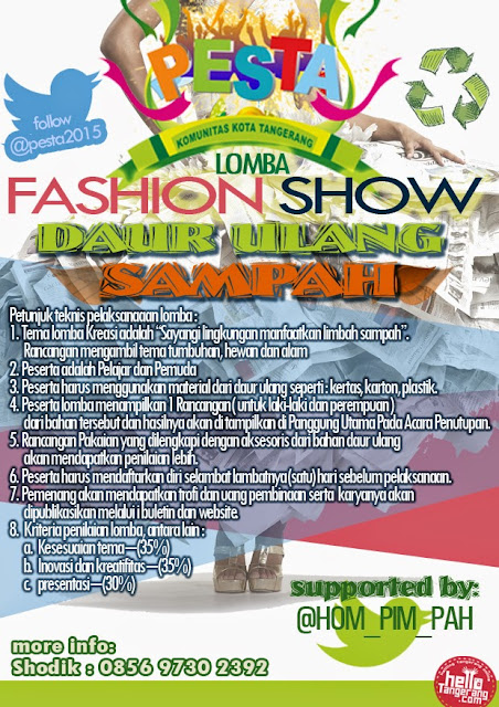 Format Penilaian Lomba Fashion Show Daur Ulang Guru Paud