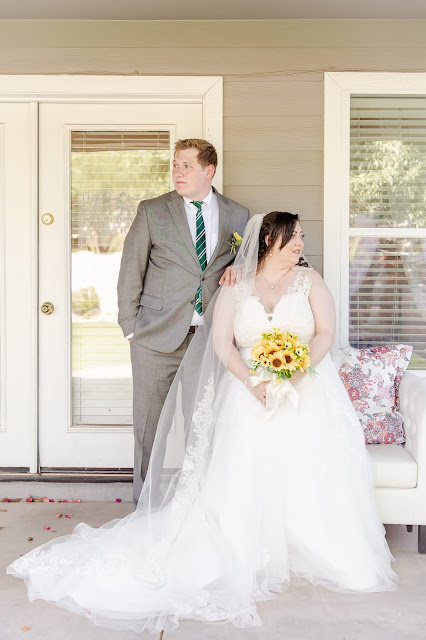 The Cottage Wedding Bride and Groom Portraits by Micah Carling Photography