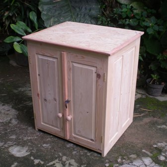 Perabot Kayu  Sederhana Simply Wood Furniture Lemari  